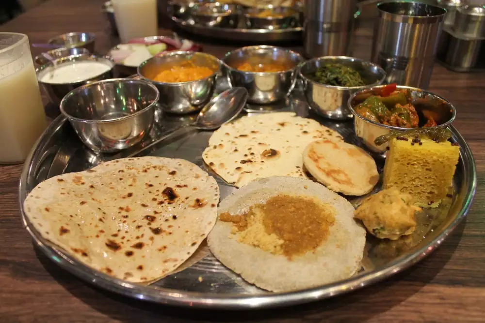 Experiencing Authentic Indian Thali at Natraj Dining Hall in Udaipur